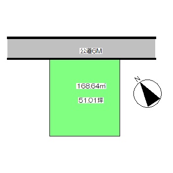 深谷駅南 土地面積:168.64平米 ( 51.01坪 )