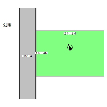深谷市(旧岡部町) 土地面積:359.05平米 ( 108.61坪 )