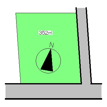 深谷市(旧花園町・川本町・寄居町) 土地面積:352平米 ( 106.48坪 )